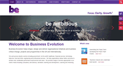 Desktop Screenshot of businessevolution.co